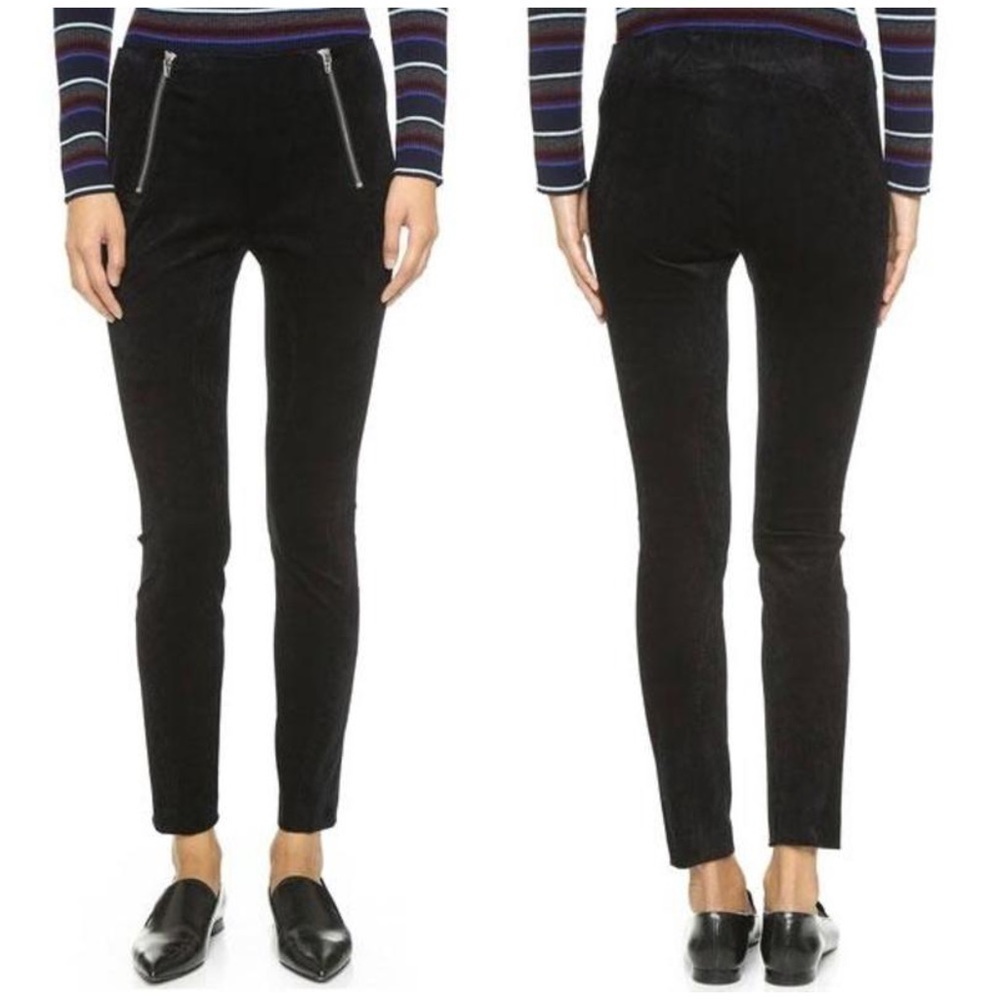 T by Alexander Wang Stretch Velveteen Leggings